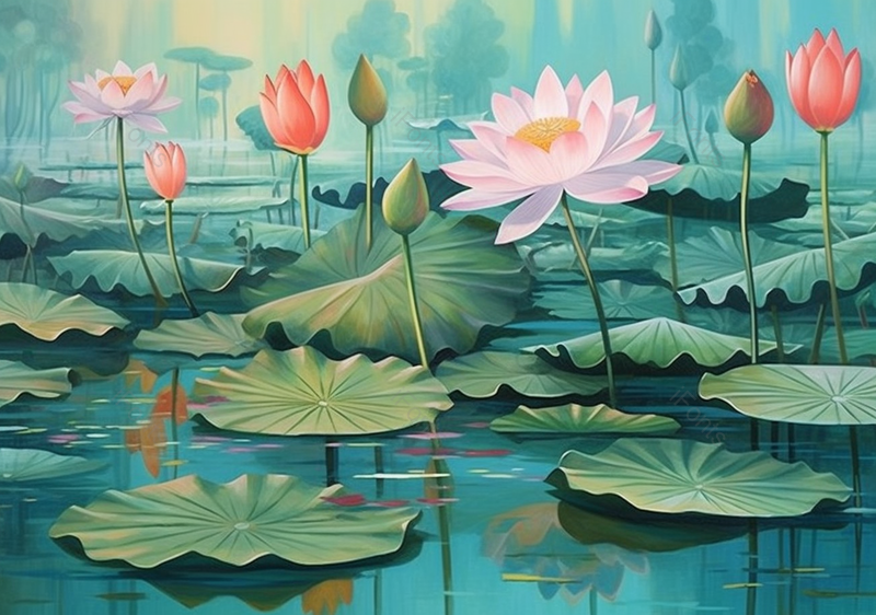 荷花,插画/手绘图,插画/手绘图库,插画/手绘图下载,插画/手绘